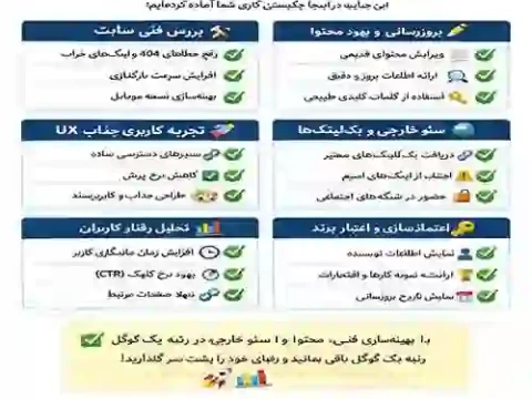 چگونه در رتبه یک گوگل باقی بمانیم؟